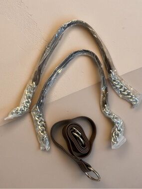 🫶🏻 38” Miche Long Brown Strap Plus Classic Brown Straps with Chains (2 Sets)